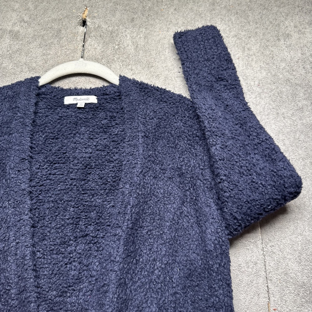 Madewell Cashmere Blend Open Front‎ Knit Cardigan Sweater Navy XS